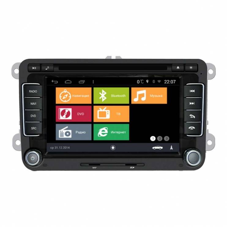 Штатная магнитола  MyDean BS004 для VW Caravelle T5 (2009-2016)